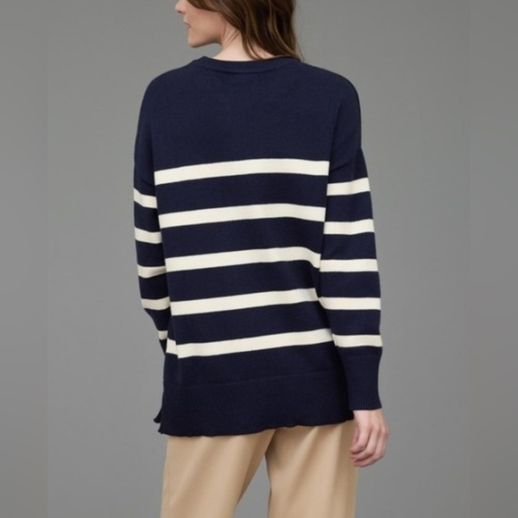 Loft by Ann Taylor Women’s Stripe Relaxed Tunic Sweater - Size XL - Picture 4 of 10